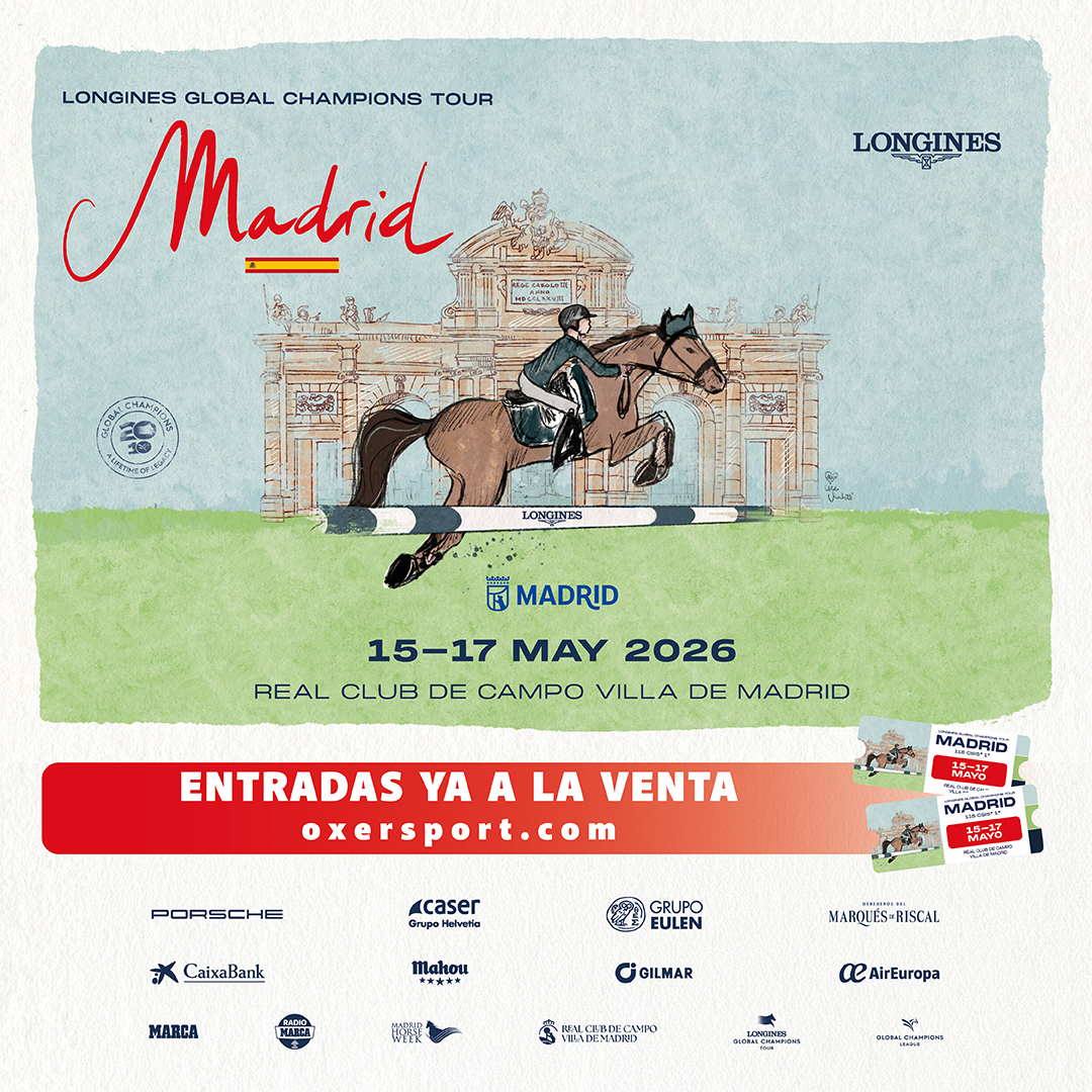 Cartel del 115º CSI Madrid de hípica 2026.