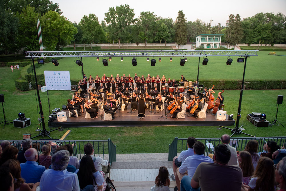 La Orquesta Metropolitana de Madrid, durante su actuación en las Lunadas Musicales 2026. Fotos: David Yebra Valdés / RCCVM