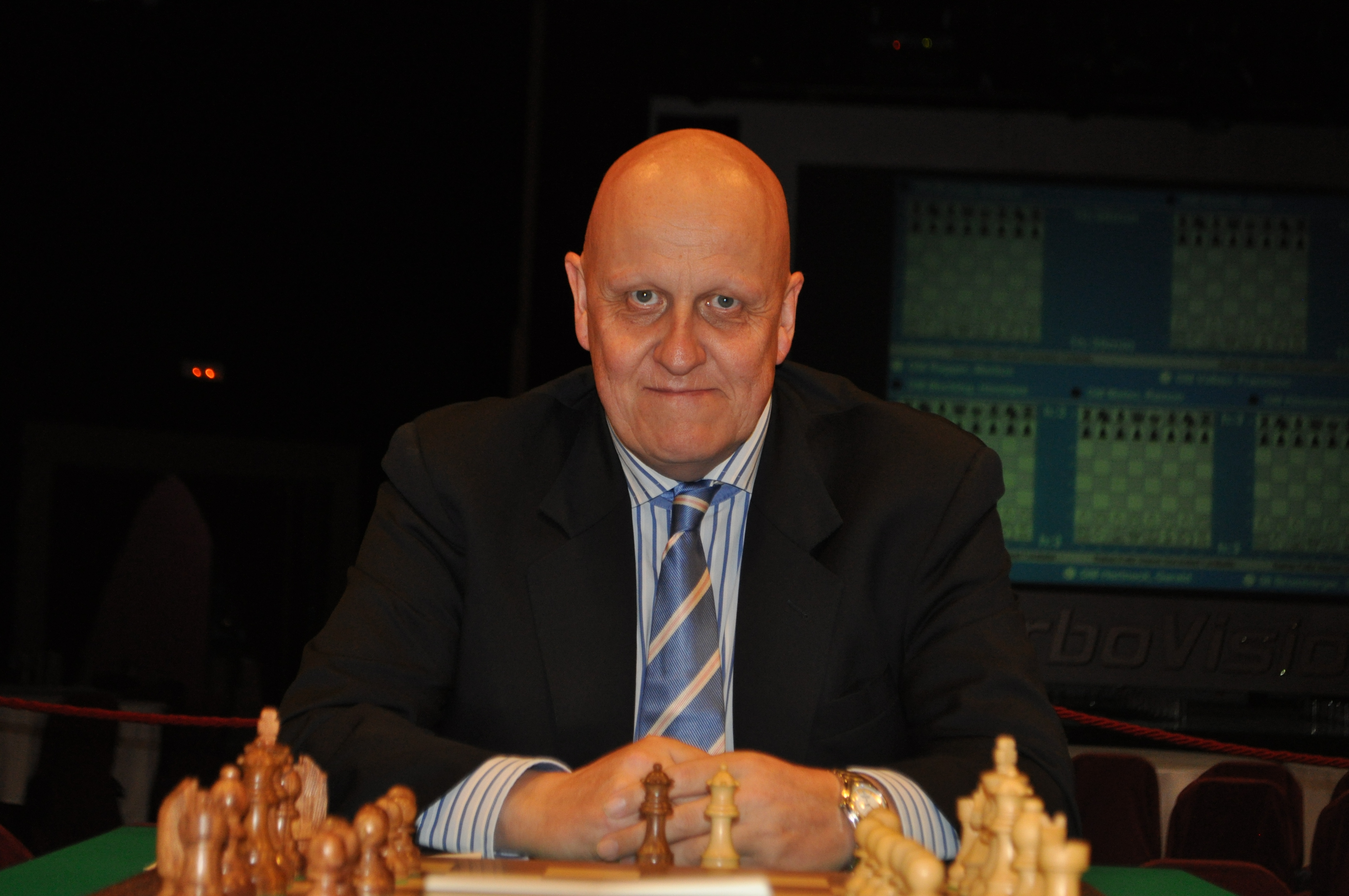 Leontxo García, periodista deportivo especializado en ajedrez.