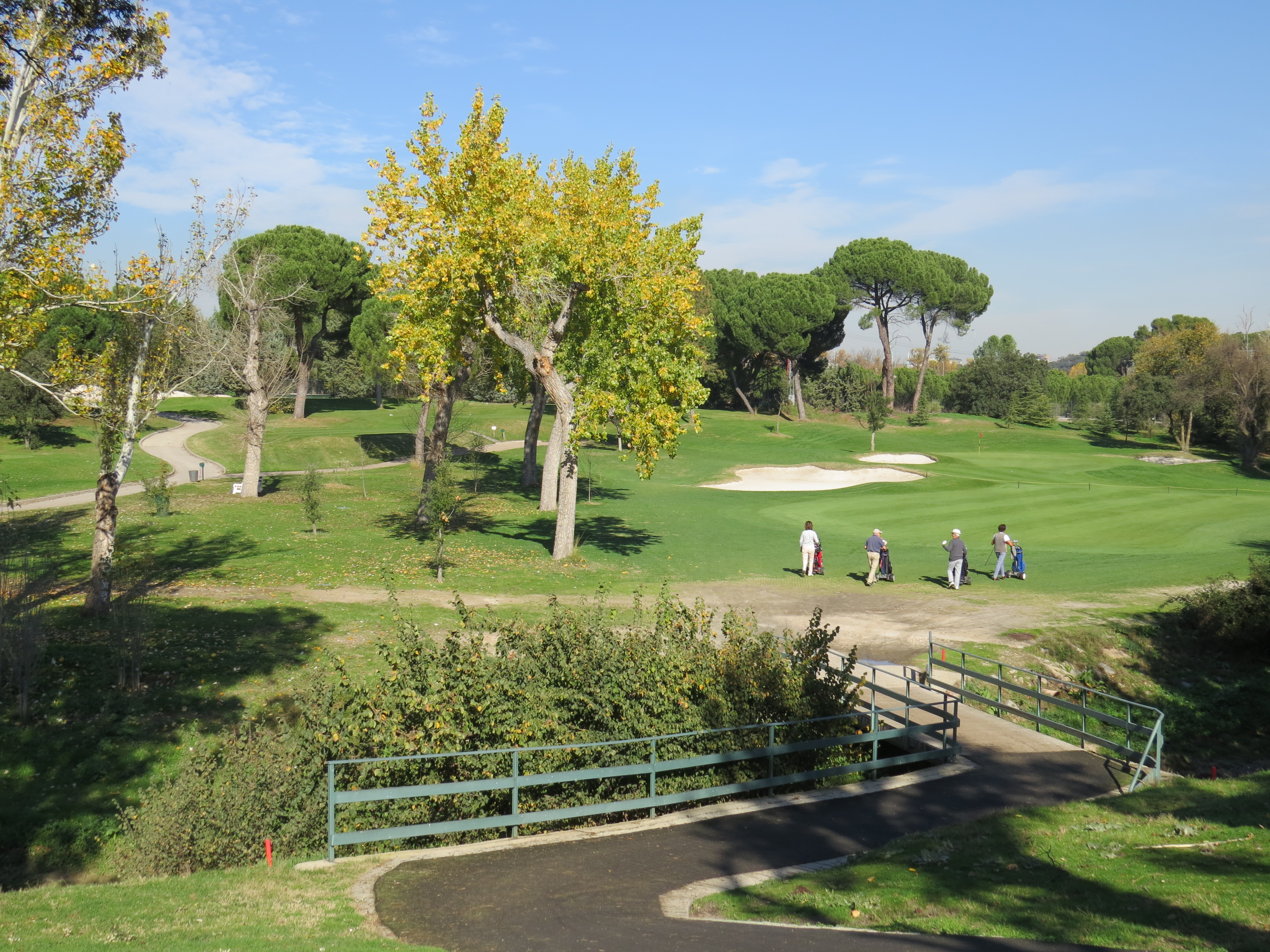 Campo de golf del Club de Campo Villa de Madrid. Foto: Miguel Ros / CCVM