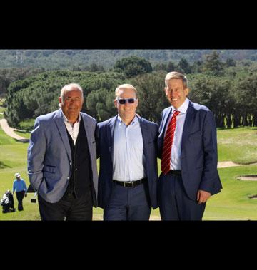 Ángel Gallardo, Keith Pelley y Keith Waters ©Fernando Herranz