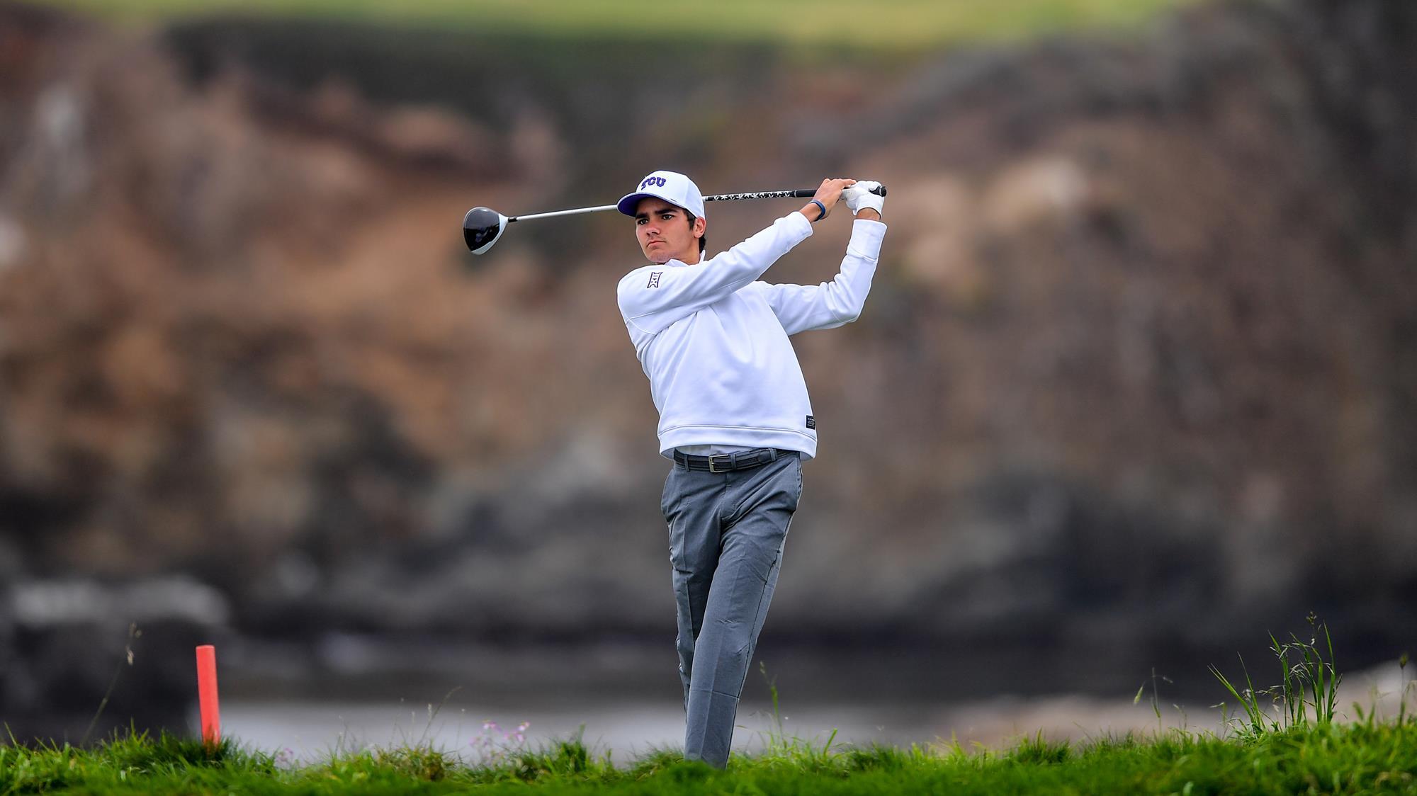 El golfista del Club Alejandro Aguilera.