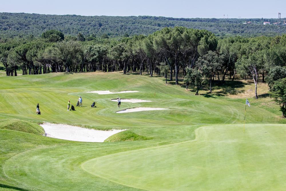 Campo de golf del Club de Campo Villa de Madrid. 