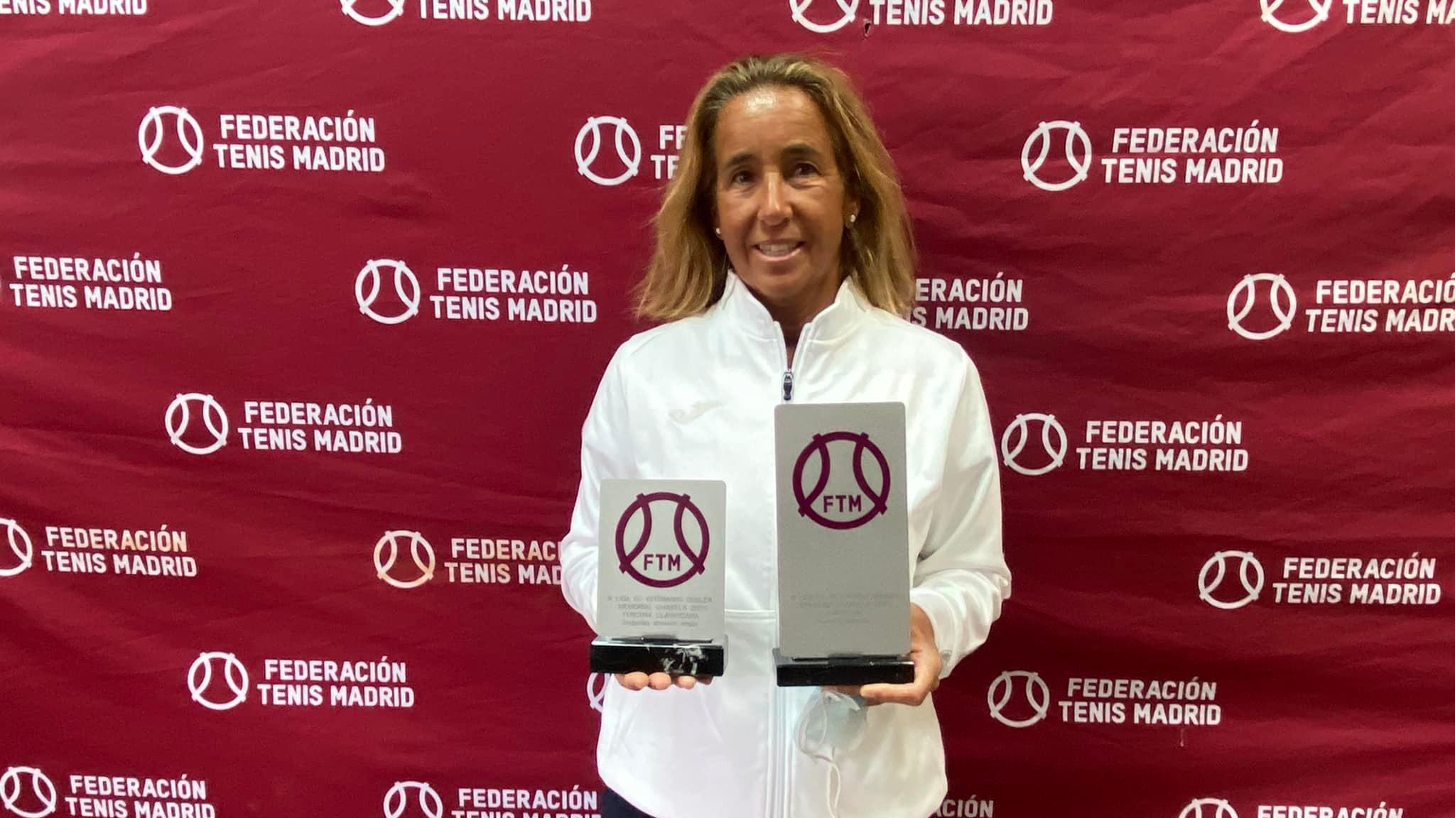 Campeonas de la Liga de Dobles Veteranas “Chavela” de tenis