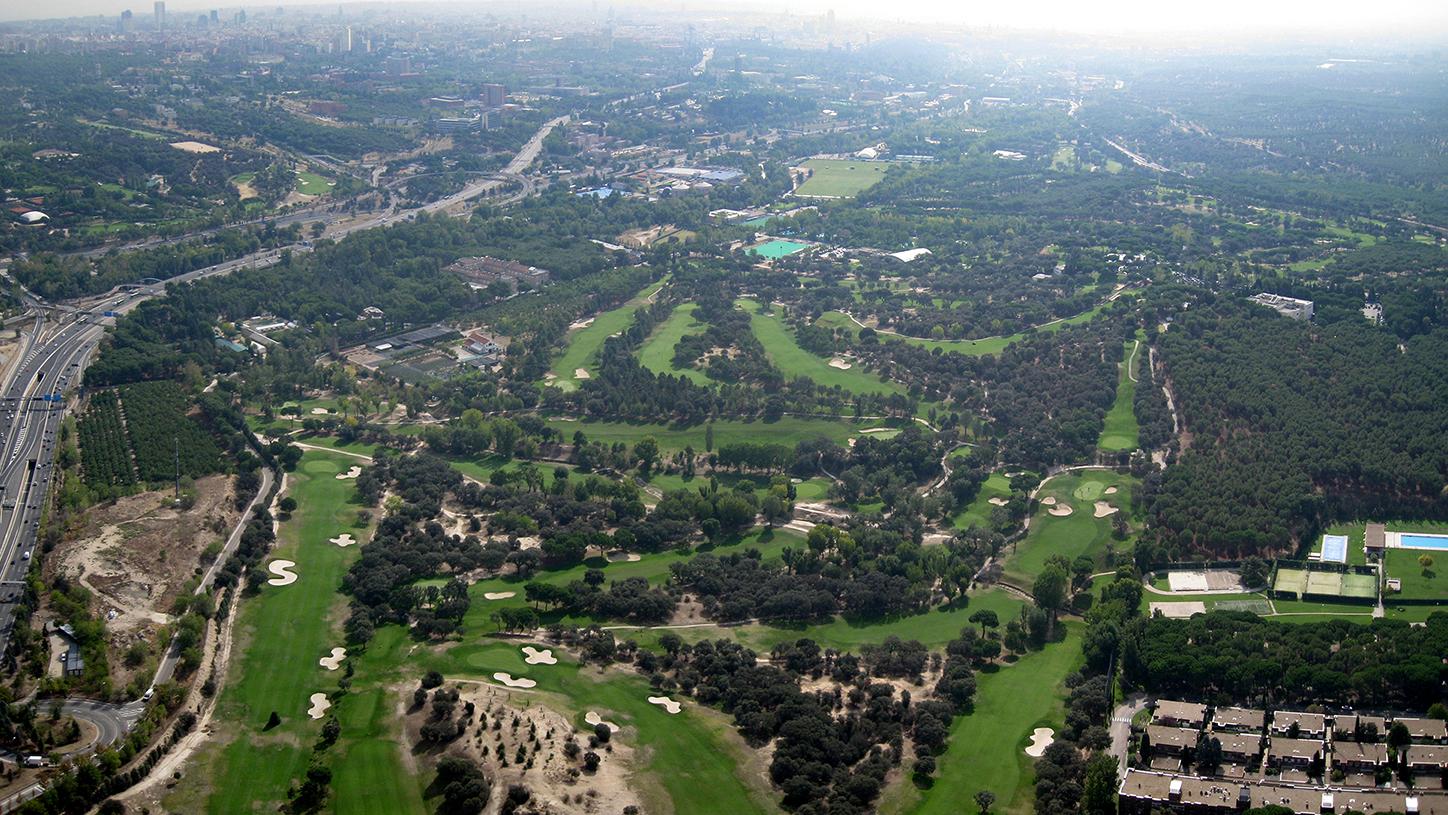 Imagen aérea del Club de Campo Villa de Madrid