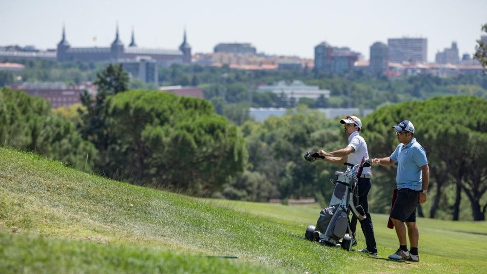 Jugadores en campo de golf. Foto: Miguel Ros