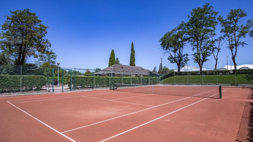 Pista de tenis del Club de Campo. Foto: Miguel Ros