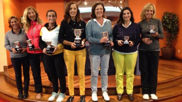 Ganadoras del Campeonato de Madrid Sénior. Foto: Federación Madrileña de Golf
