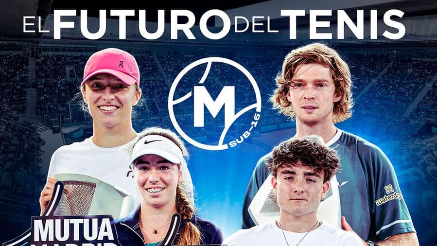 Cartel Mutua Madrid Open sub-16 2024.