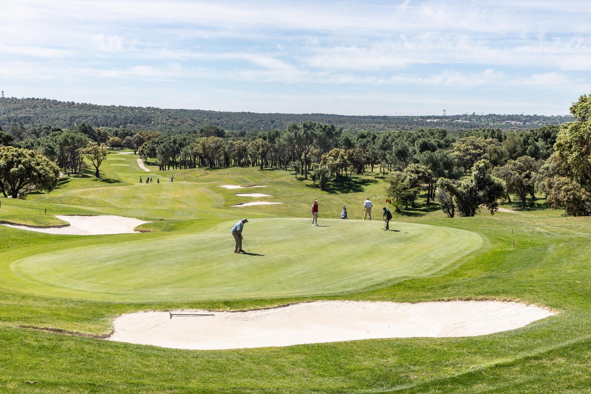 Hoyo 18 del Recorrido Negro del Club de Campo Villa de Madrid.