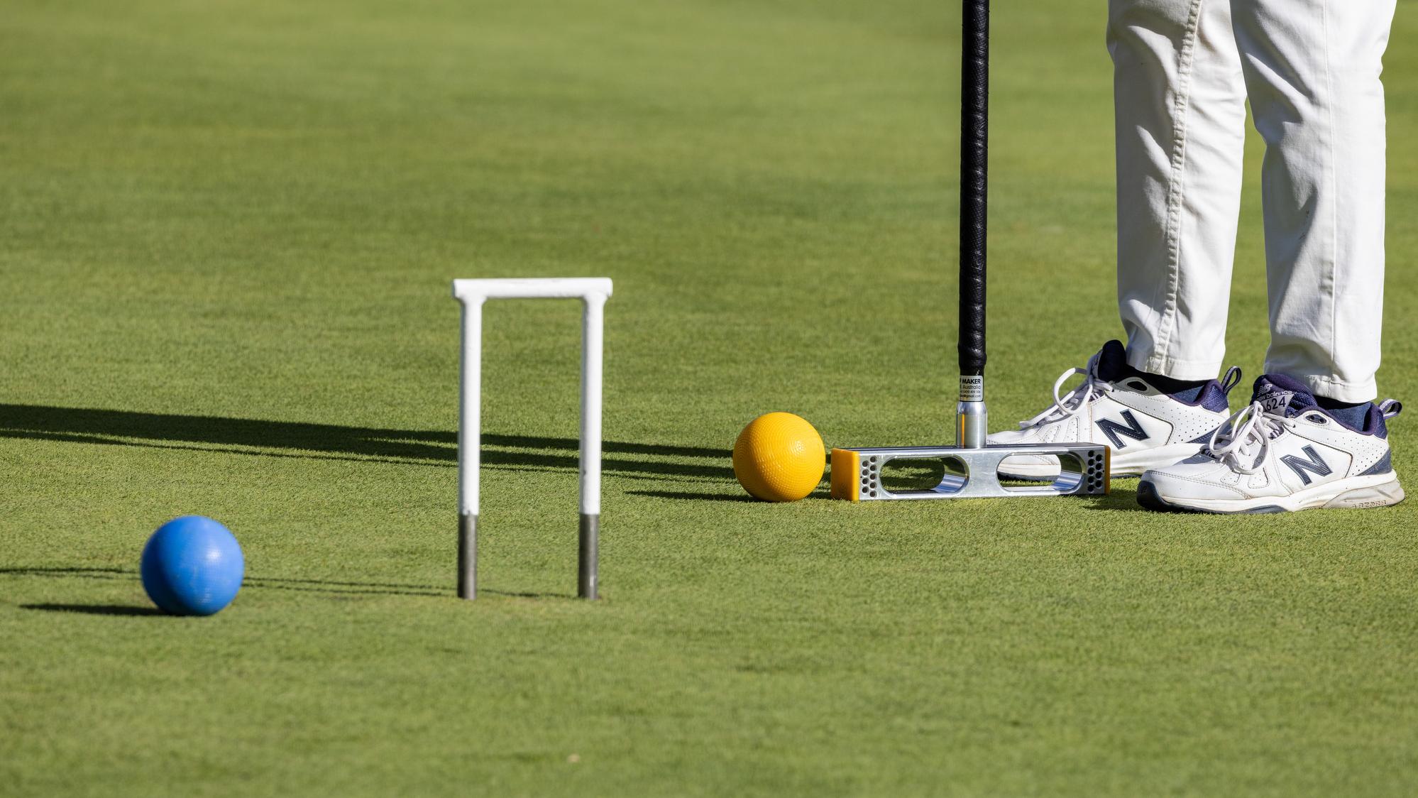 Croquet, en el Club de Campo Villa de Madrid. Foto: Miguel Ángel Ros / CCVM