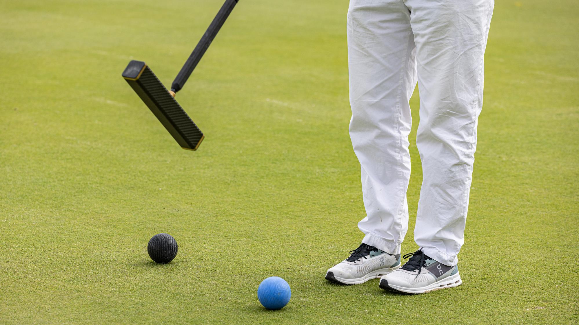 Croquet, en el Club de Campo Villa de Madrid. Foto: Miguel Ángel Ros / CCVM