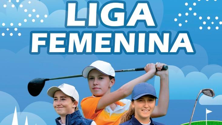 Cartel de la Liga Femenina CCVM de golf.