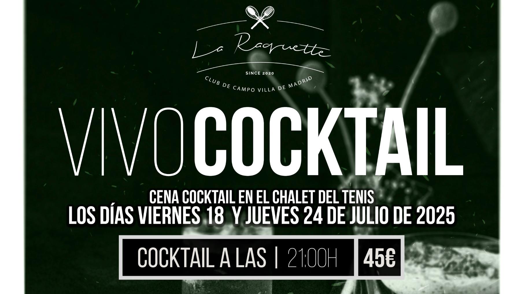 Cartel VivoCocktail 2025.