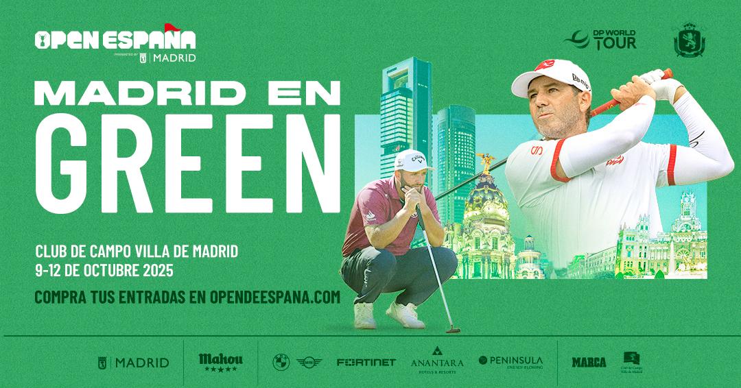Cartel Open de España presented by Madrid 2025.