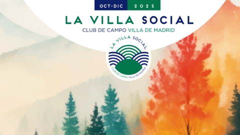 Cartel de la programación de otoño de La Villa Social.
