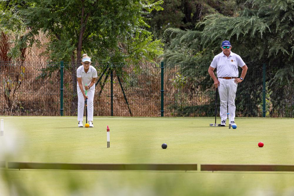 Croquet, en el Real Club de Campo Villa de Madrid. Foto: Miguel Ángel Ros / RCCVM