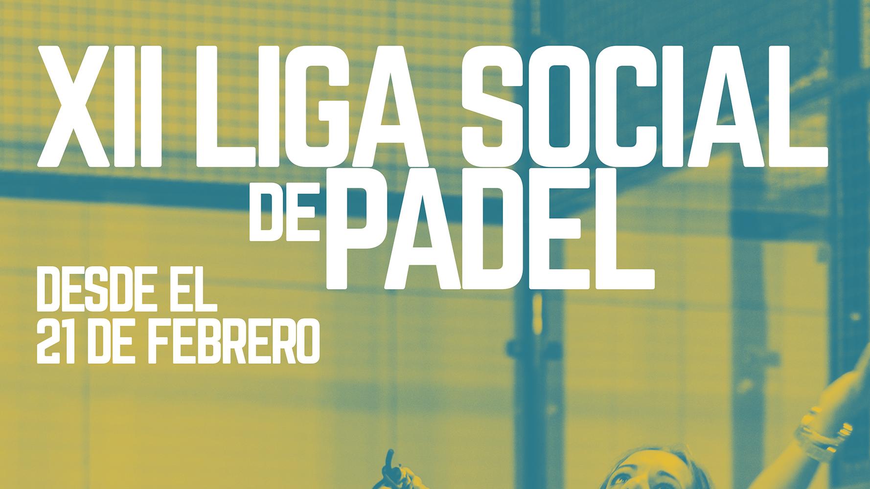 Cartel XII Liga de Pádel RCCVM 2026.