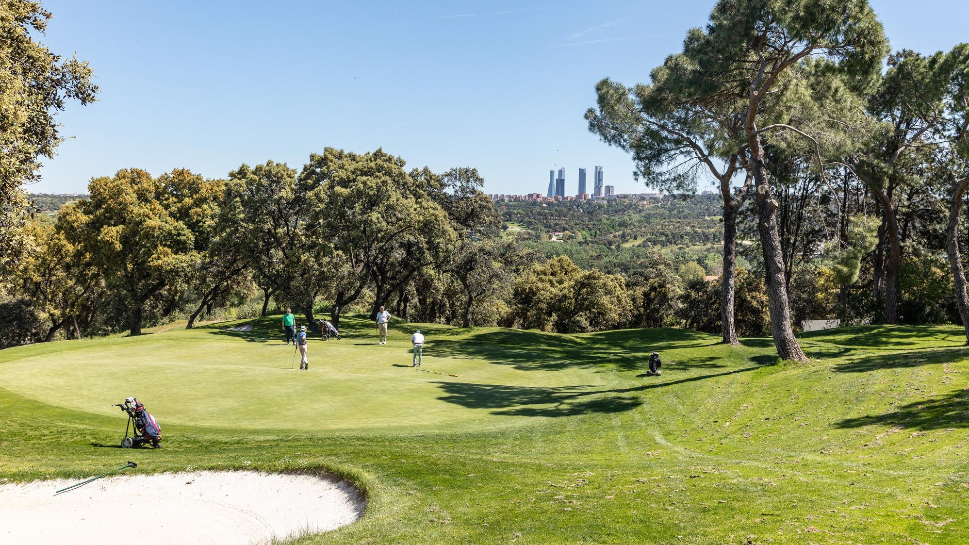 Hoyo 9 del Recorrido Negro de golf. Foto: Miguel Ángel Ros / RCCVM