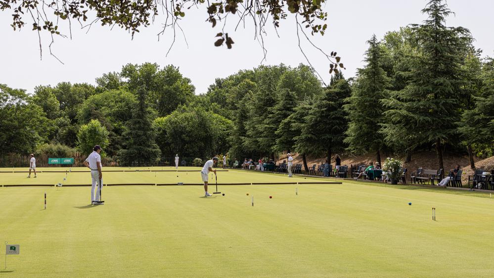 Croquet, en el Real Club de Campo Villa de Madrid. Foto: Miguel Ángel Ros / RCCVM
