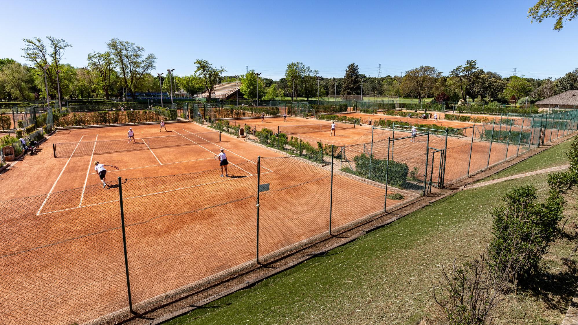 Tenis, en el Real Club de Campo Villa de Madrid. Foto: Miguel Ángel Ros / RCCVM