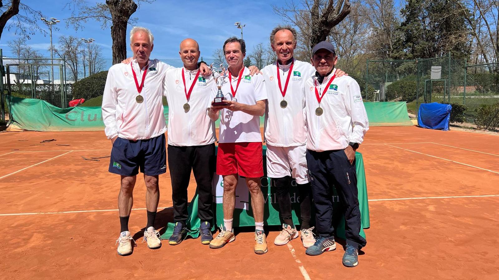 De izda. a dcha: Fernando Gómez de Segura,  Víctor Usaola, Jorge Mantilla, Pablo Semprún y Ramón Costa.