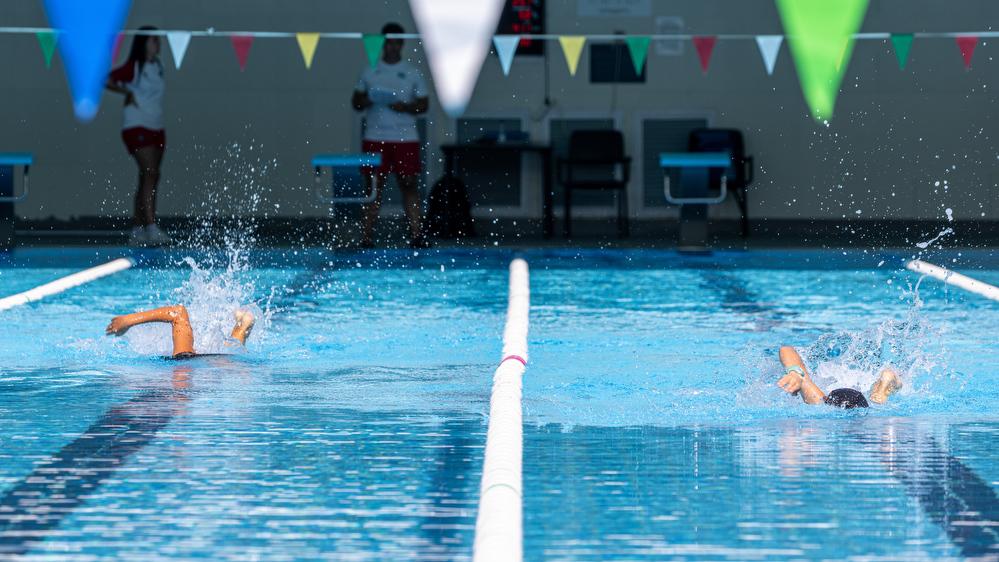 Natación, en el Real Club de Campo Villa de Madrid. Foto: Miguel Ángel Ros / RCCVM