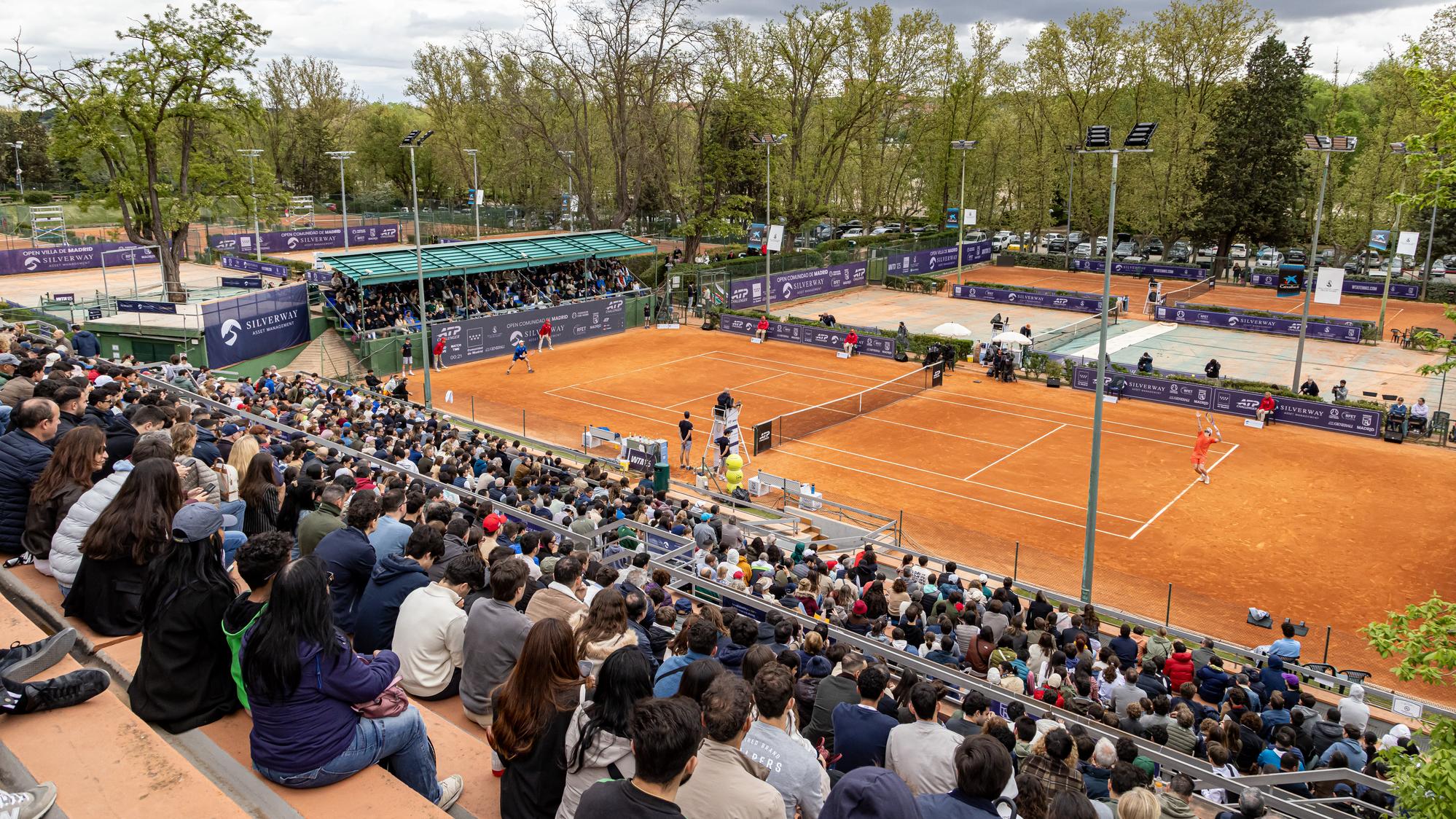 La pista central RCCVM, llena durante la disputa de la final masculina. Foto: Miguel Ángel Ros / RCCVM