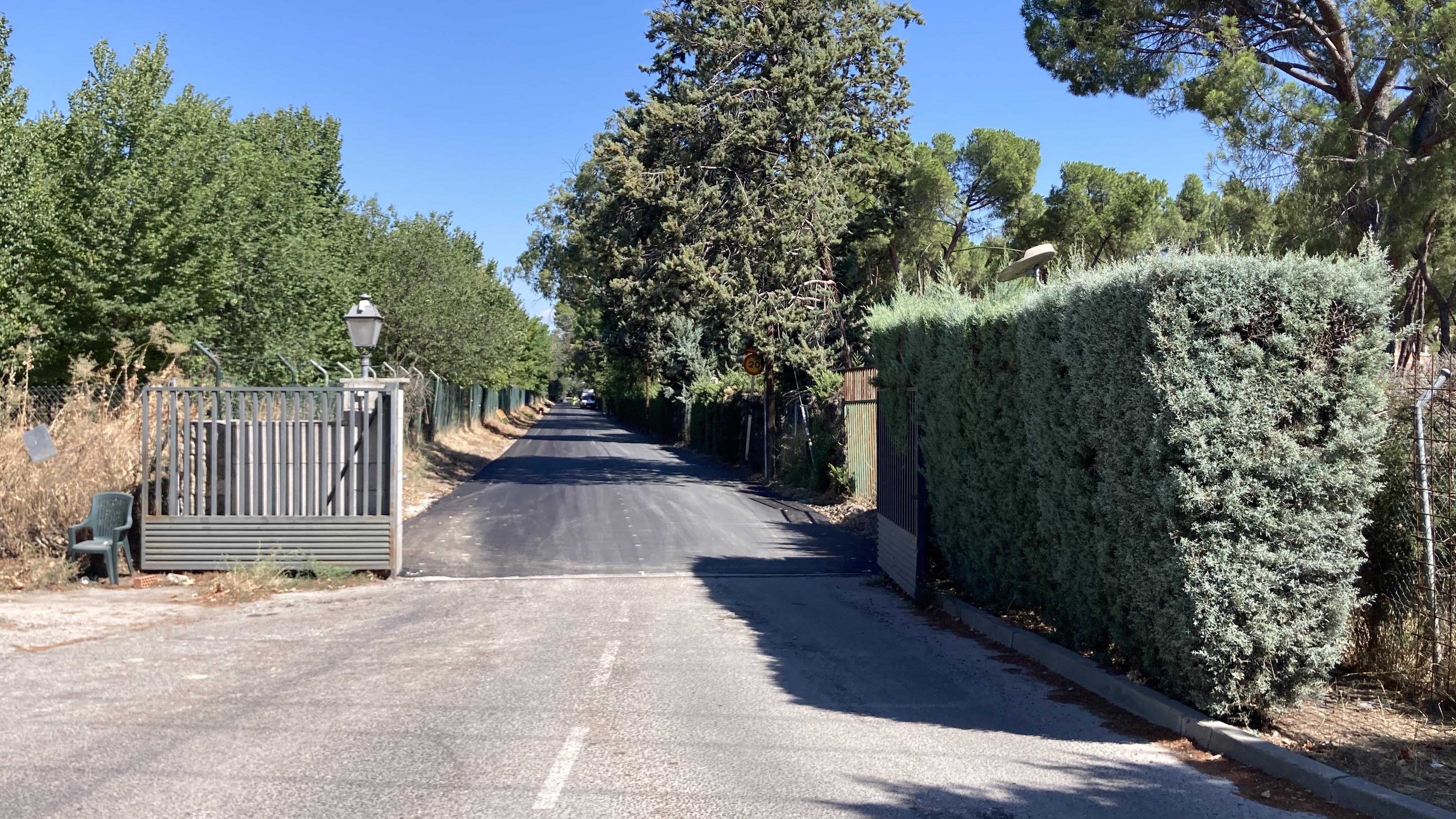 Acceso del INIA del Real Club de Campo Villa de Madrid.