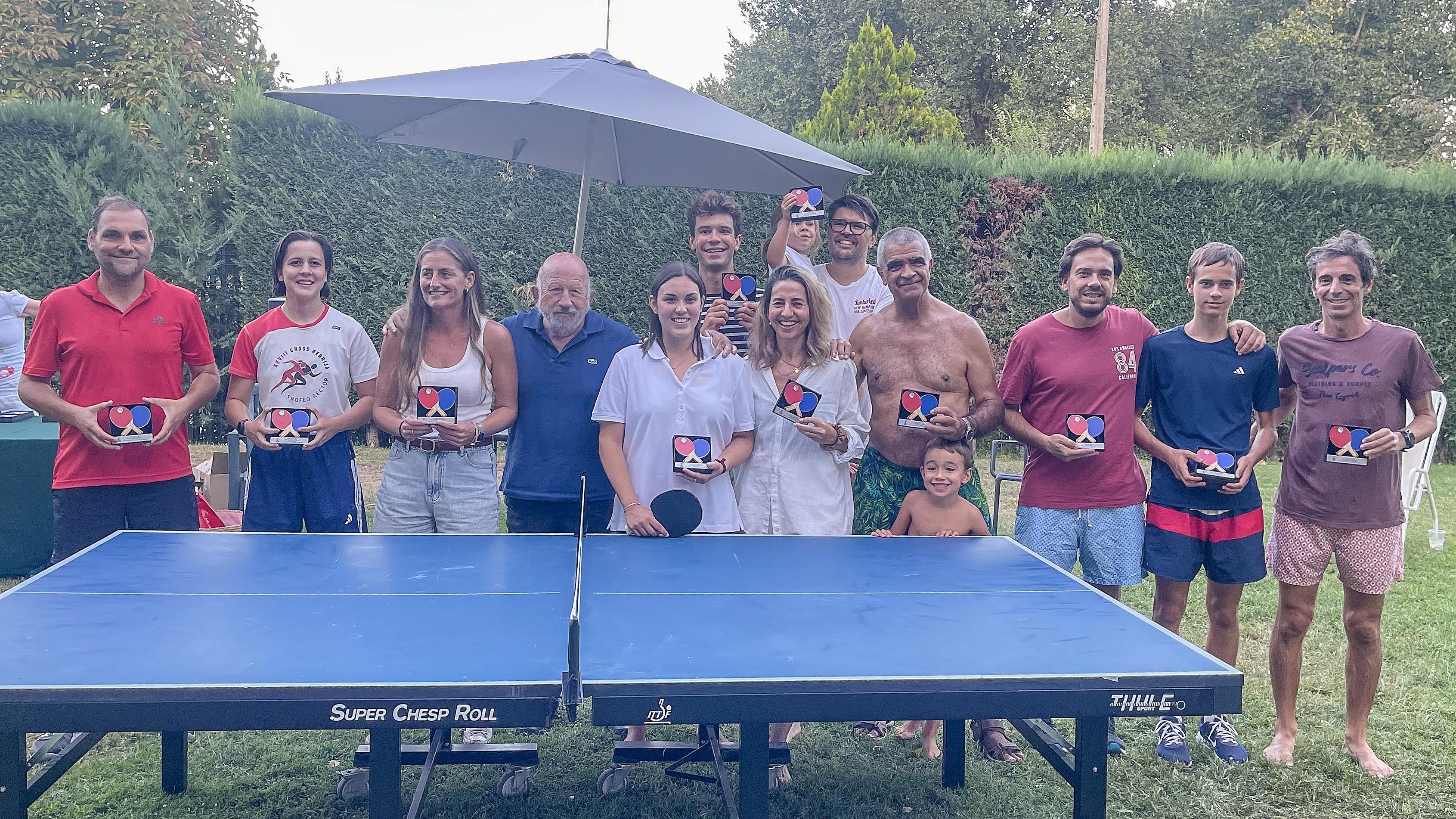 Entrega de premios de los Campeonatos de Tenis de Mesa 2026.