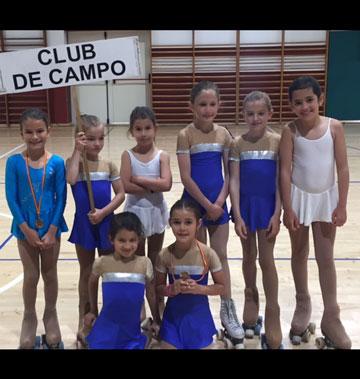Pre-benjamines y Benjamines del CCVM (Sol Rey,Pitu Cervera,Lola Antelo,Monica Noriega,Julia Cordón,Catalina Fresno,Iciar Montenegro y Carmen Puyol)