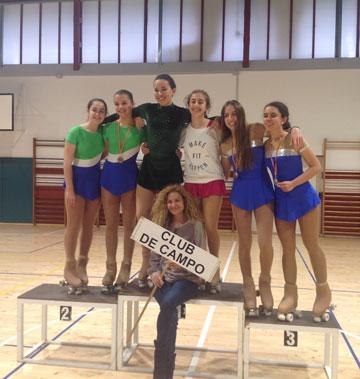 IITrofeo Torrelodones (Lucia Glez.,Paula Aguado,Alejandra Sanchez,Luccía Velasco,Blanca Deleito, Alegría Gutiérrez y Teresa Lago)