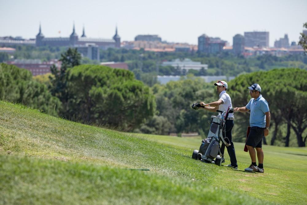 Jugadores en campo de golf. Foto: Miguel Ros