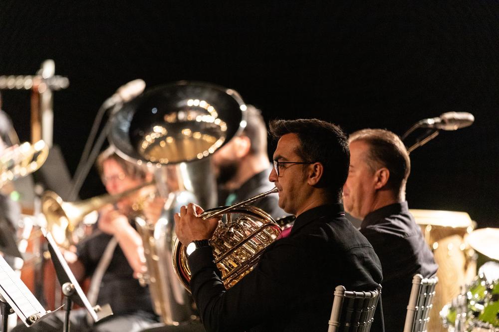 Imágenes de película del concierto de la lunada musical