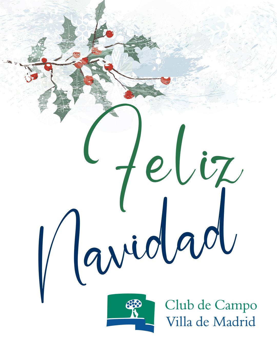 Felicitación de Navidad del Club de Campo Villa de Madrid