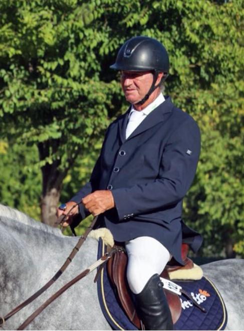 Juan Antonio de Wit, a caballo.