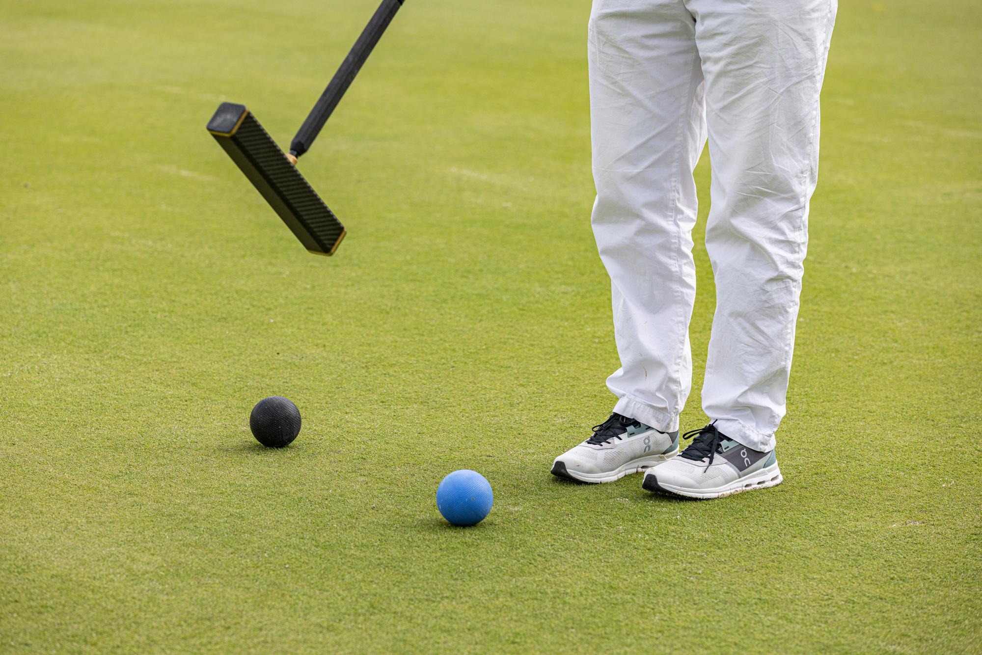 Croquet, en el Club de Campo Villa de Madrid. Foto: Miguel Ángel Ros / CCVM