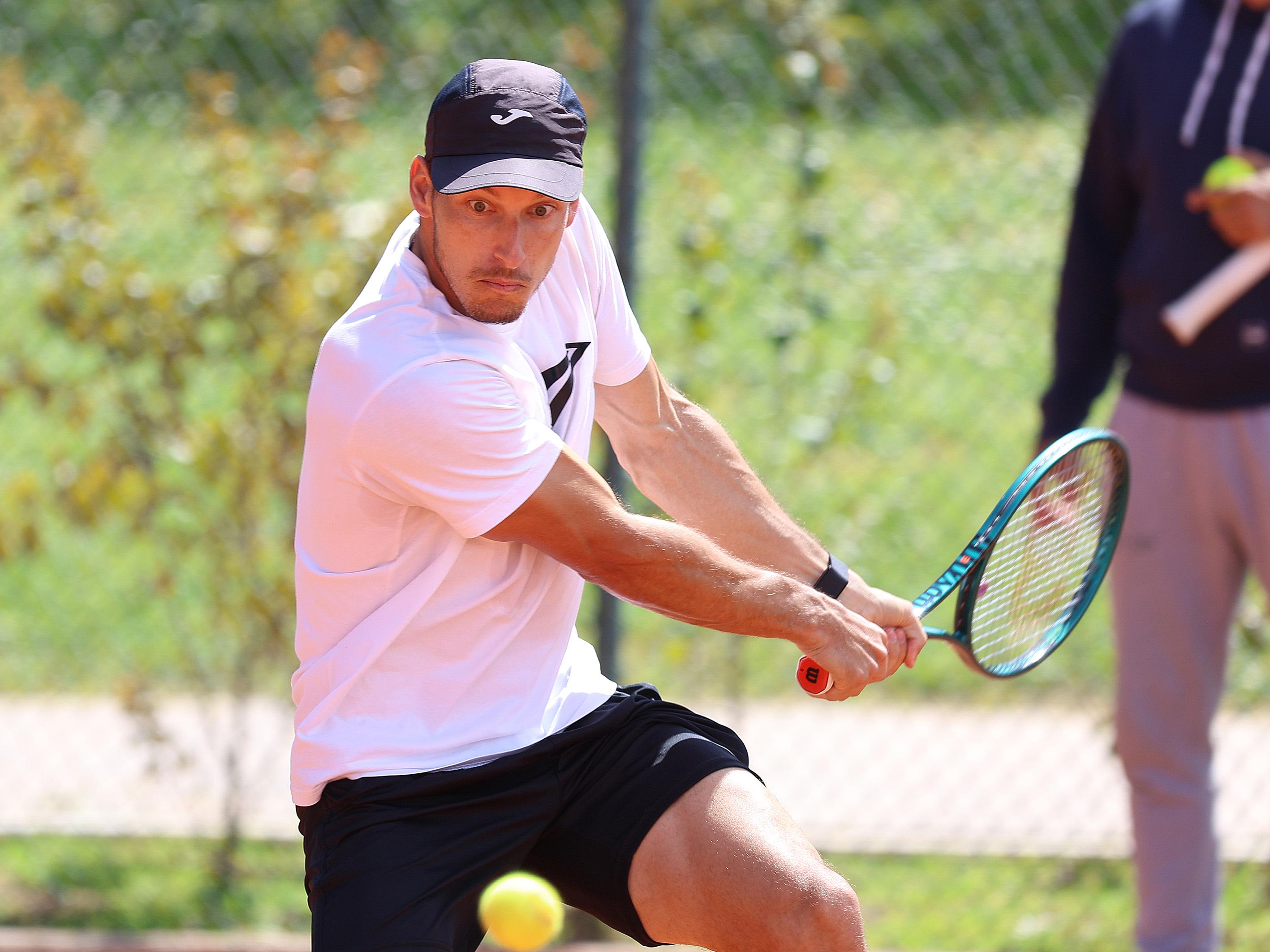 Pablo Carreño prepara un golpe de revés.