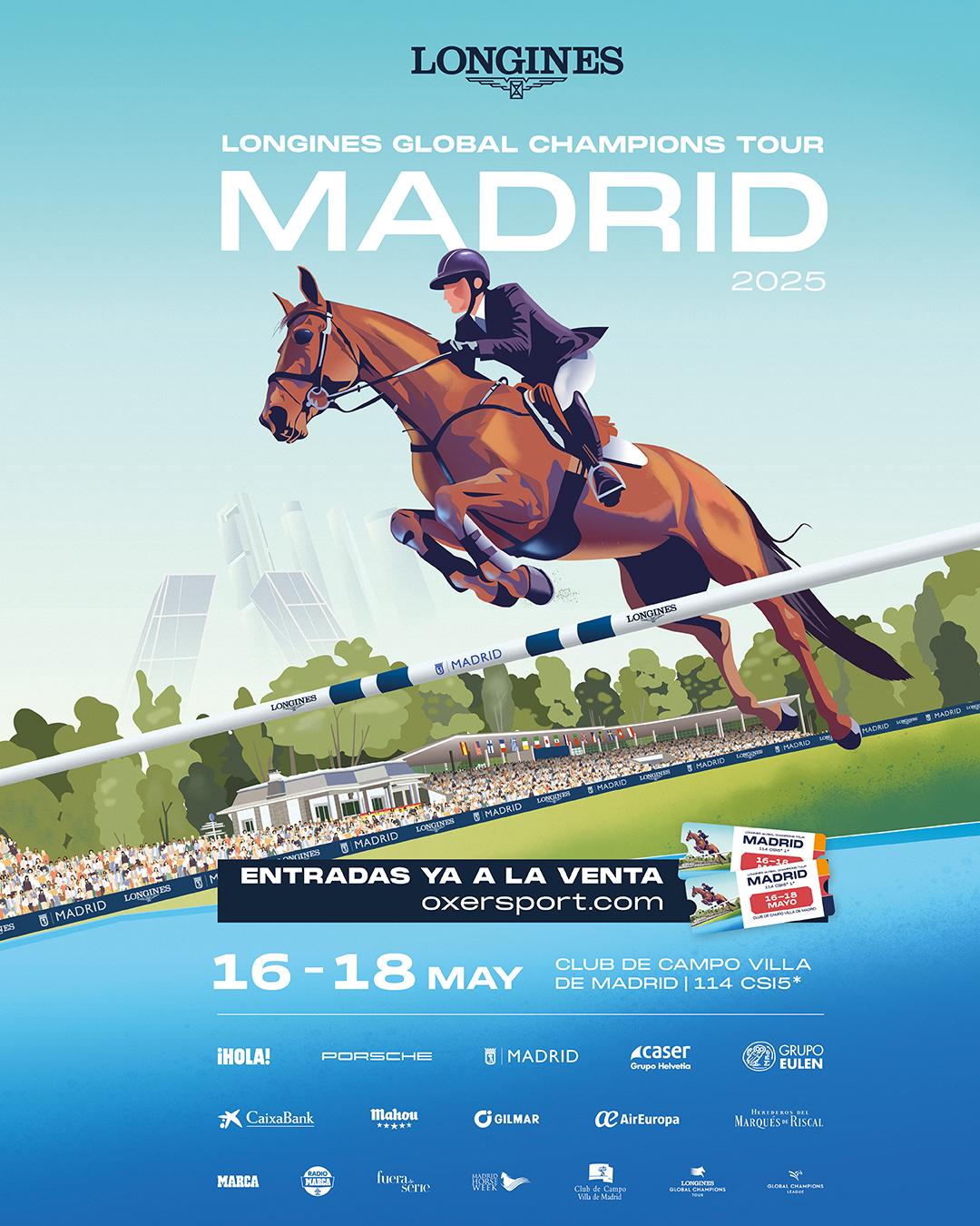 Cartel del 114º CSI5* Madrid.