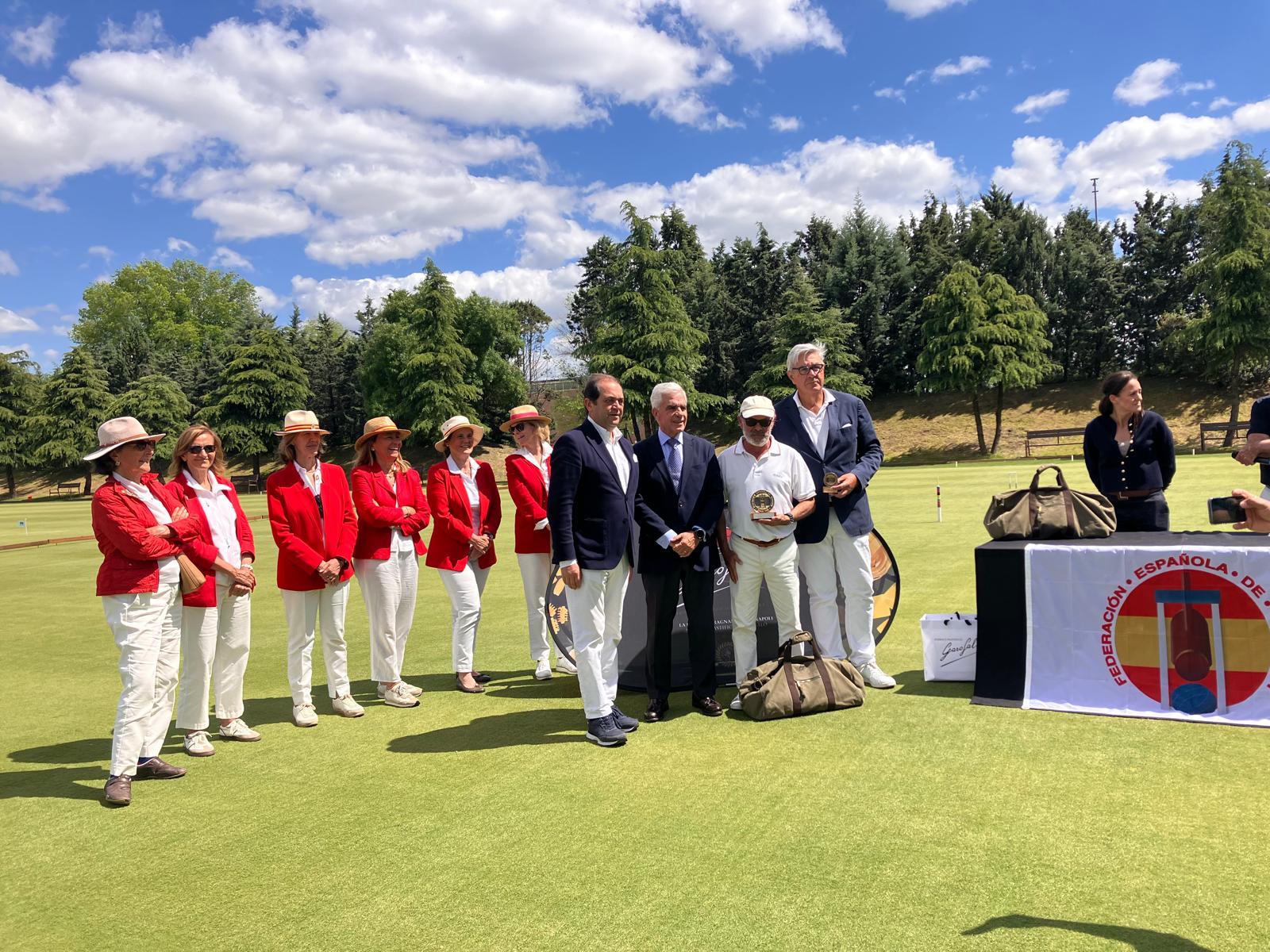 Entrega de premios del IX Campeonato de Madrid de croquet. Fotos: Fecroquet