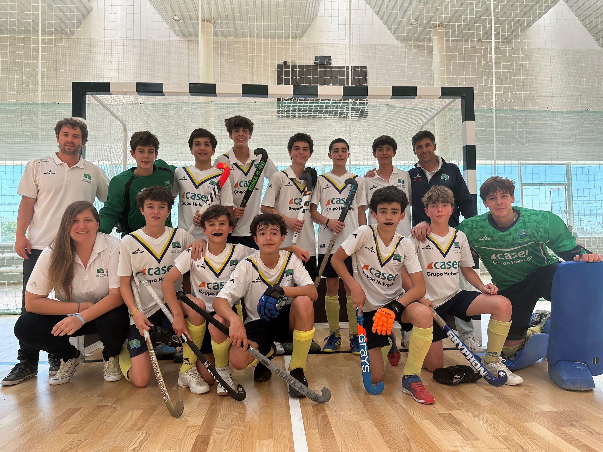Equipo CCVM bronce en el Campeonato de España infantil de hockey sala.