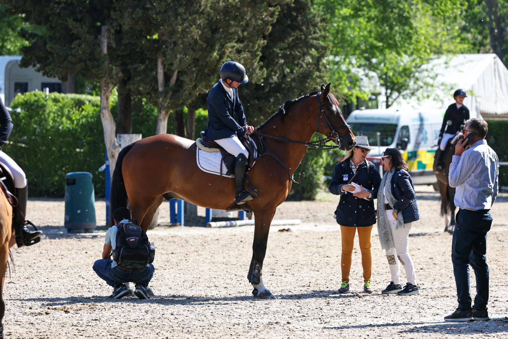 Reconocimiento antes de competir.