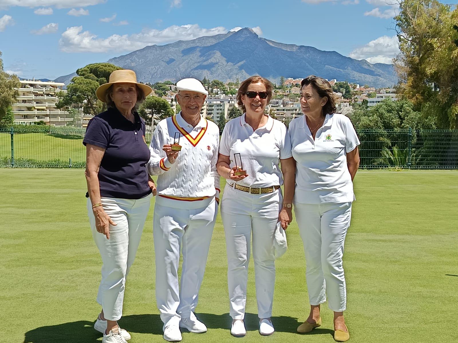 Entrega de premios del XVIII Campeonato de España Tier 4C Sur de croquet.