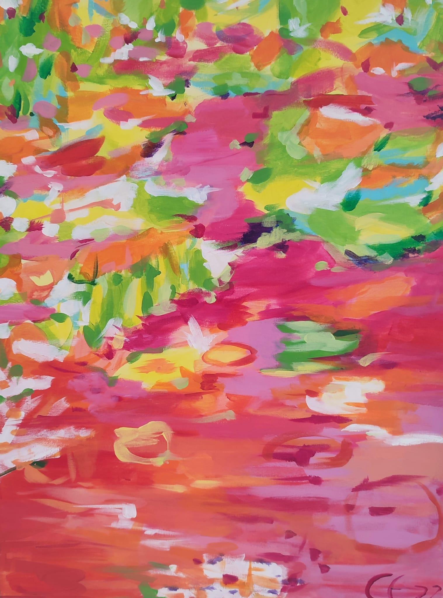 “Primavera”, Cristina Erice. Acrílico sobre lienzo.