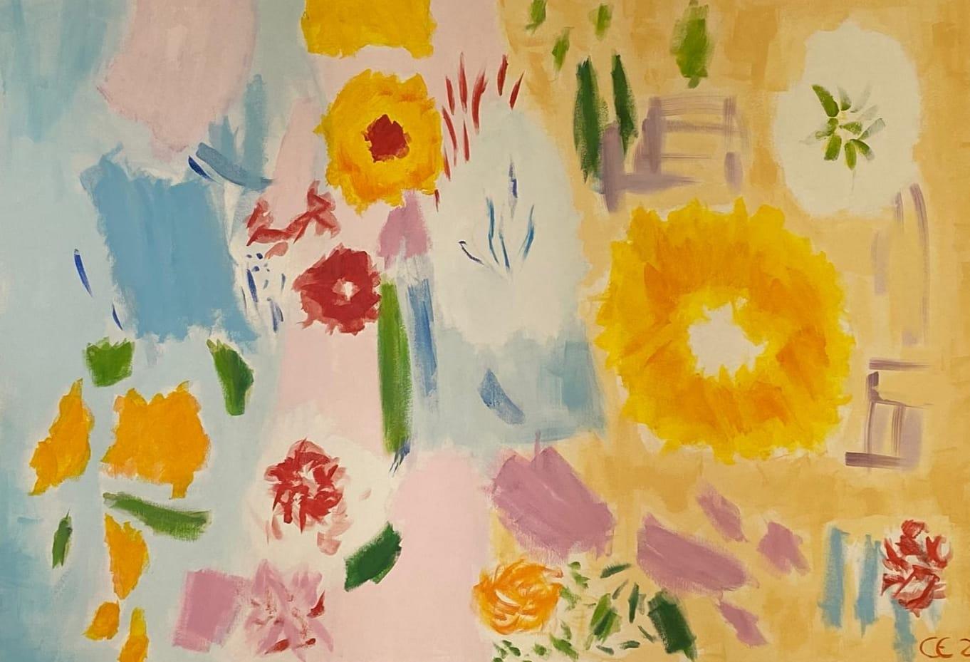 “Primavera en el sur”, Cristina Erice. Acrílico sobre lienzo.