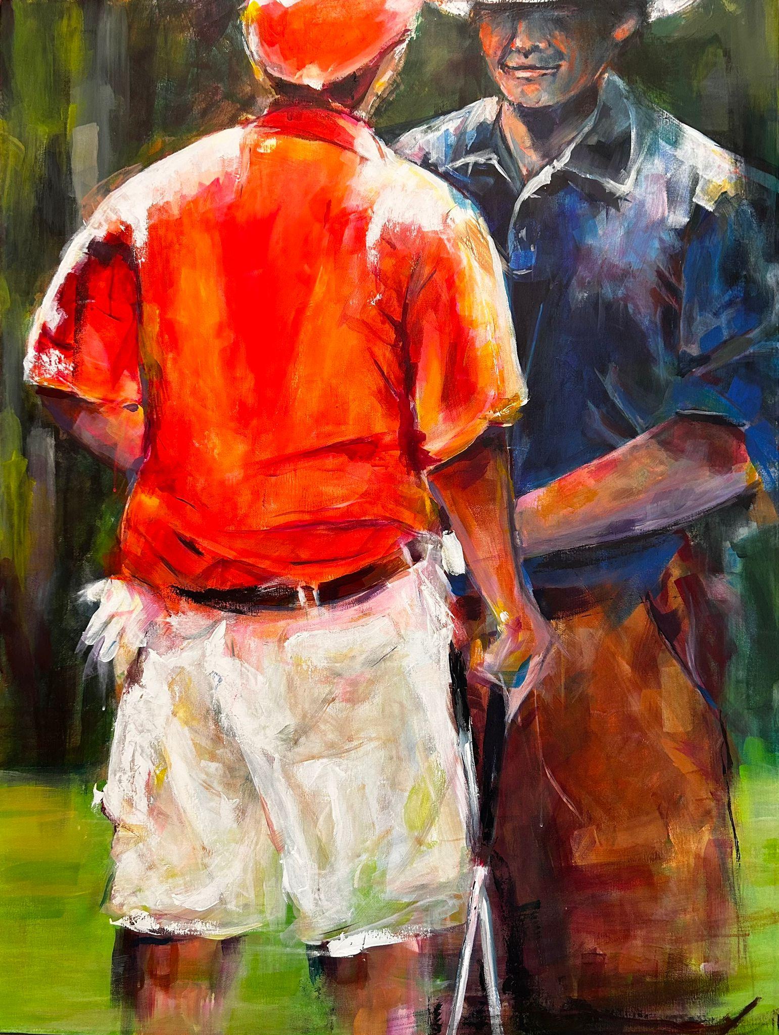 “Bogey days”, Ana Bayo Moreno. 130x97 cm. Acrílico sobre lienzo.