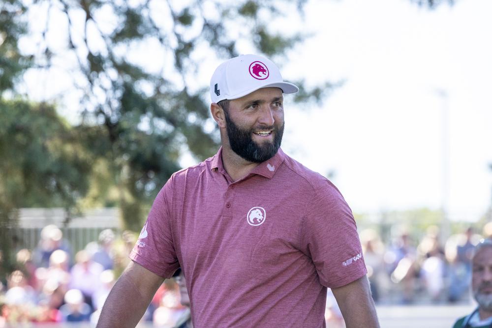 El golfista Jon Rahm sonríe durante el Open de España 2024. Foto: Miguel Ángel Ros / RCCVM