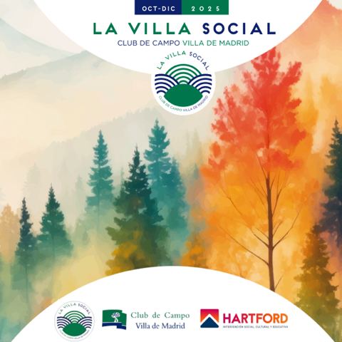 Cartel de la programación de otoño de La Villa Social.