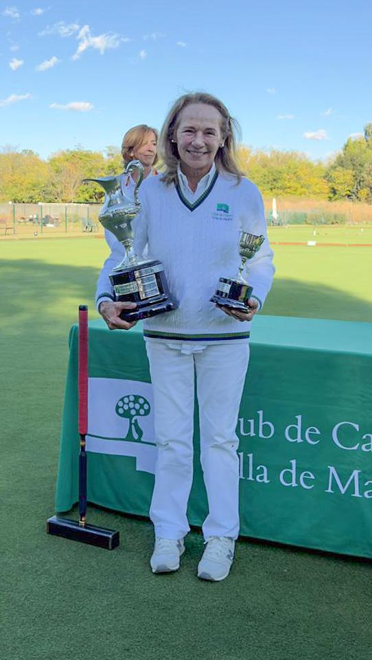 GEma Pombo, ganadora del VI Trofeo Caser-Grupo Helvetia / Copa Aniversario.