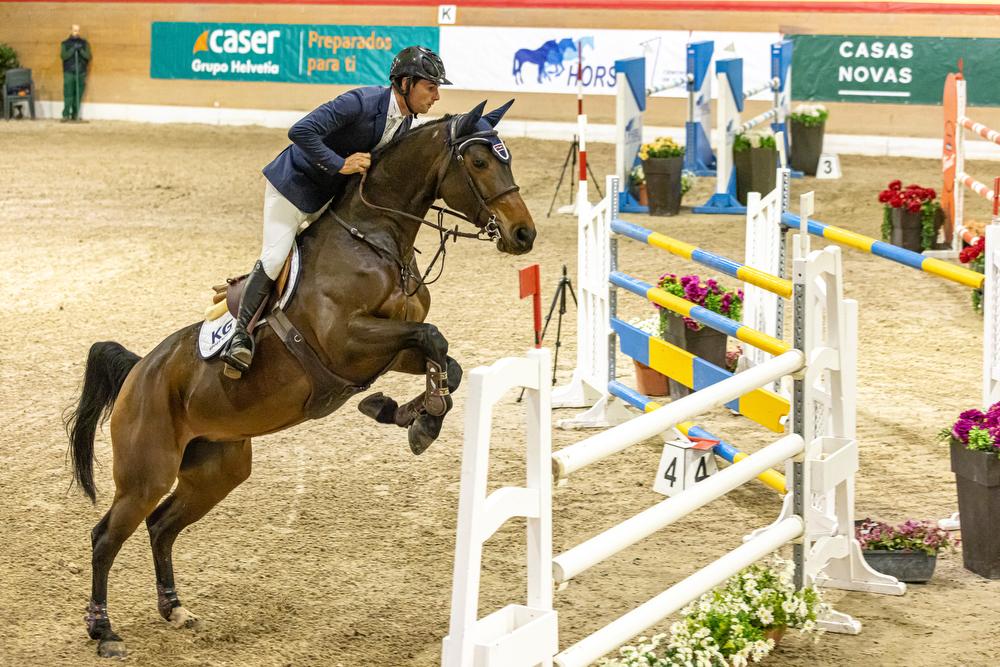 Momento antes de superar un obstáculo.